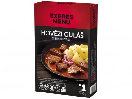 EXPRES MENU HOVĚZÍ GULÁŠ, BRAMBOR 500g