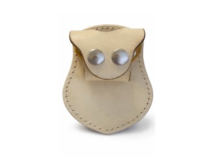 Kožené pouzdro na pouta Ralk s dvojitým patentkovým zapínáním.