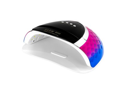 UV/LED lampa na nehty Glow YC57 RN – 268W, modro-růžová