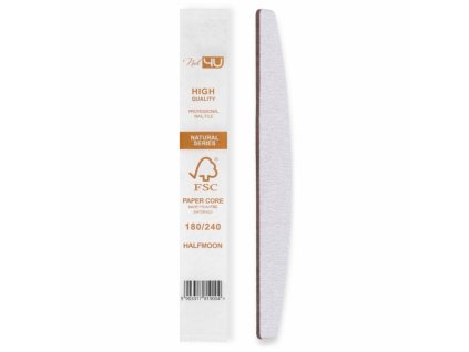 Nail4U Pilník natural standard halfmoon 180/240