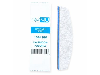 Nail4U Pilník mini halfmoon 100/180