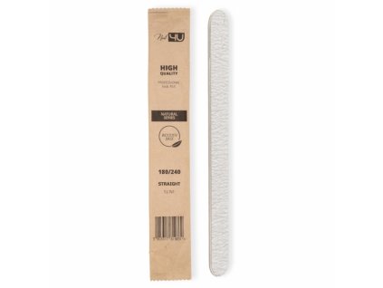 Nail4U Pilník natural line rovný 180/240