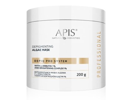 Apis DEPIQ PRO SYSTEM Depigmentační maska ​​na řasy s α-arbutinem 1% a rozjasňujícím komplexem 1%200 g