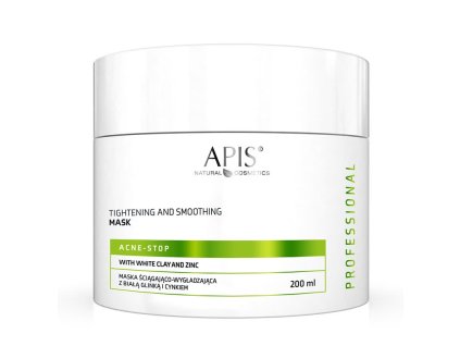Apis acne-stop Adstringentní a vyhlazující maska ​​s bílým jílem a zinkem 200 ml
