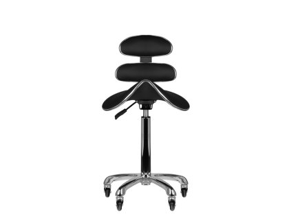Taboret kosmetyczny roll speed AM-880 czarny wysoki