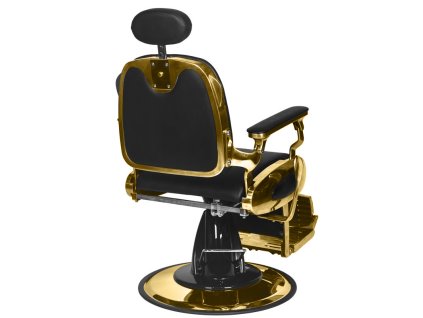 Gabbiano barber křeslo Francesco Gold černý