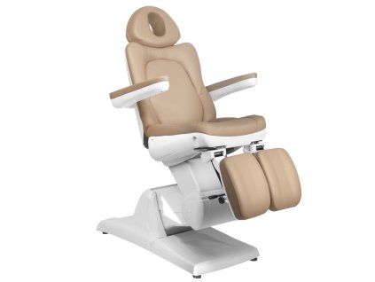 Azzurro Kosmetické lehátko elektrické cappuccino 870S pedi 3 motory