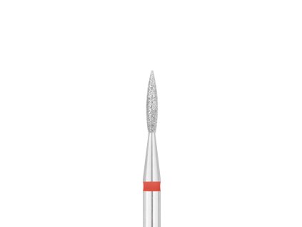 Exo pro fréza diamantový plamínek 1,6 mm červená
