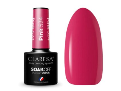 CLARESA Gel lak PINK 524 - 5g