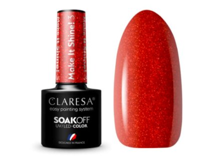 CLARESA Gel lak Make It Shine! 3 - 5g