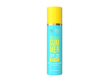Apis hello summer Tělový opalovací olej s karotenem SPF 20, 150 ml