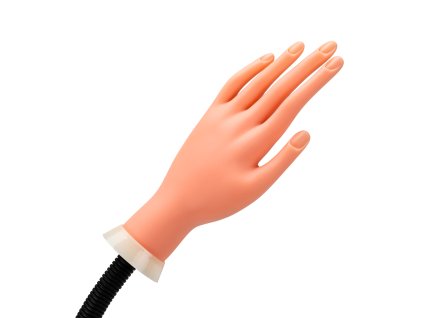 Ręka dłoń do ćwiczeń nauki manicure paznokcie tips 35