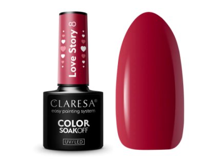 CLARESA Gel lak LOVE STORY 8 - 5g