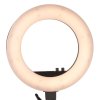 Kruhové LED světlo Ring Light 18" – 48W, černé + stativ
