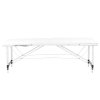 Skládací masážní stůl hliníkový Komfort Activ Fyzio 3 segmentový bílý
