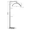 Lampa MX6 na řasy – černá