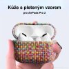 Barevné kožené pouzdro na AirPods Pro 2