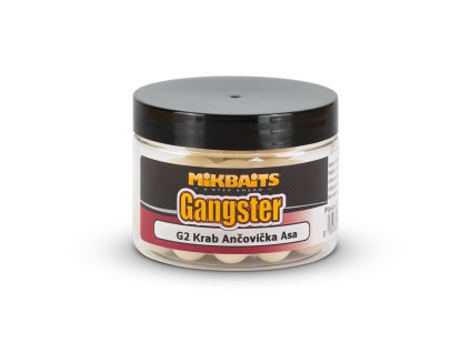 Mikbaits Gangster pop-up 150ml - G2 Krab Ančovička Asa 14mm