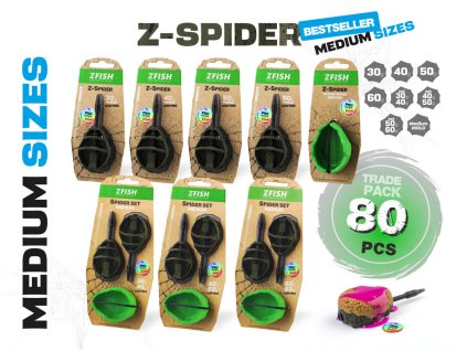 zfish trade pack method feeder spider medium 80 ks