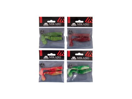 Mikado NÁSTRAHA - FISHUNTER II 6.5cm/FLUO MIX - 2 ks