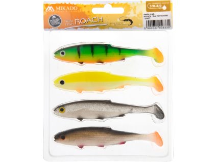 Mikado NÁSTRAHA - REAL FISH 10cm/BLEAK-MIX - 4 ks