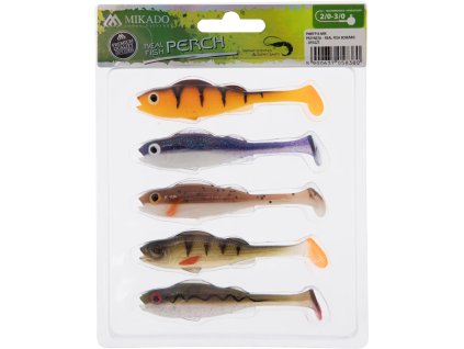 Mikado NÁSTRAHA - REAL FISH 8cm/FROG-MIX - 5 ks
