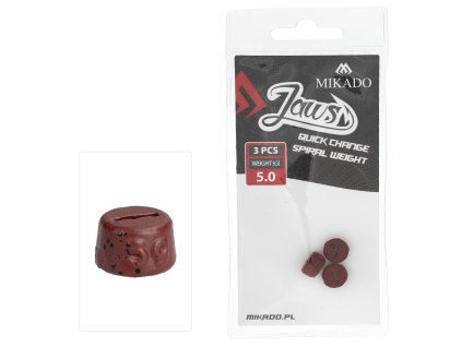 Mikado VÝMĚNNÁ ZÁTĚŽ - NA NÁSTRAHY - JAWS QUICK CHANGE SPIRAL - 5g - 3 ks