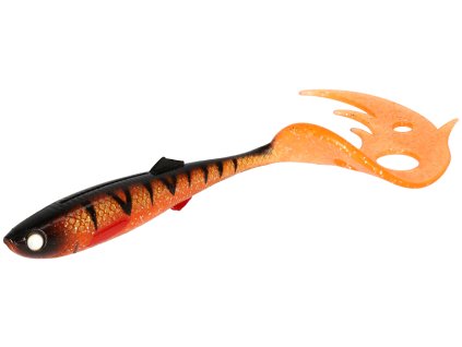 Mikado NÁSTRAHA - SICARIO PIKE TAIL 18cm/Orange Perch - 2 ks