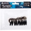 Mikado NÁSTRAHA - TWISTER 38mm/ BLACK - 10 ks