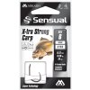 Mikado NAVÁZANÉ HÁČKY - SENSUAL - X-TRA STRONG CARP NO 12 DB / VLASEC: 0.18mm/70cm - 8 KS