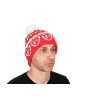 Fox Rage Red & White Bobble Hat