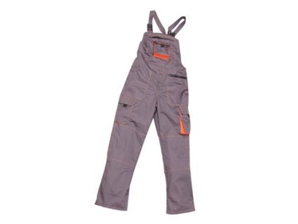 Kalhoty s laclem BOND šedá/oranžová