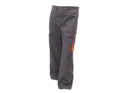 Kalhoty BOND šedá/oranžová