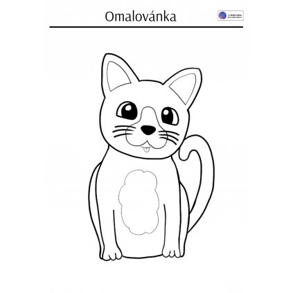 Omalovánka kočka