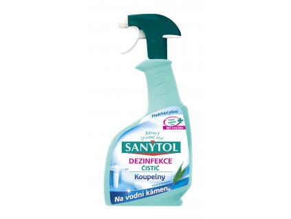 čistič na koupelny dezinfekční Sanytol s rozprašovačem 500ml