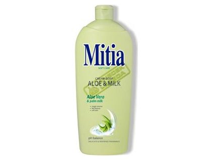 Mitia tekuté mýdlo AloeaMilk 1l náplň