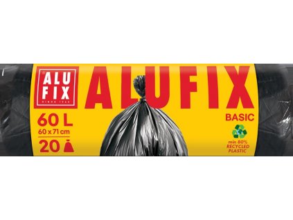 Pytle do košů Alufix Economy 70x55 cm 60 l 20 ks černé