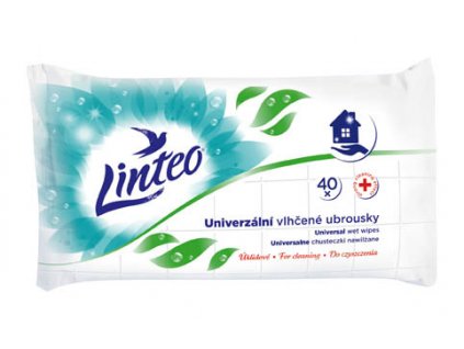 Linteo Satin vlhčené ubrousky pro domácnost 40ks