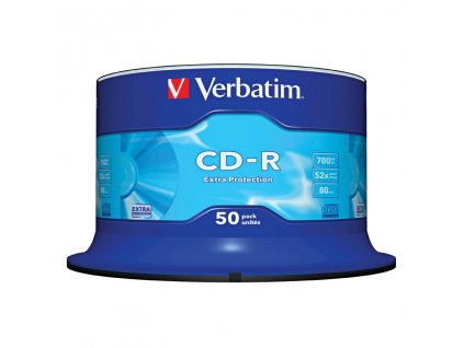 CD Verbatim - CD - R Verbatim - CD bez krabiček / Spindle / 50 ks