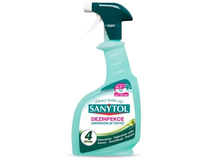 Sanytol dezinf. univerzální čistič 4 účinky 500ml Limetka MR