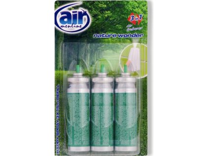 AIR menl.happy spray 3x15ml Nature náplň