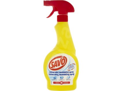 čistič univerzální dezinfekční Savo s rozprašovačem 500ml