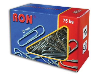 dopisní spony 32mm 75ks RON