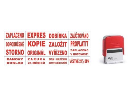 razítko "ZAÚČTOVÁNO"