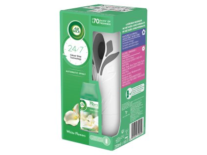 osvěžovač Airwick Freshmatic Bílé květy komplet 250ml