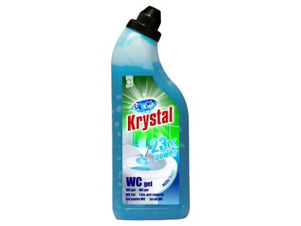 Krystal WC gel do závěsu modrý 750ml