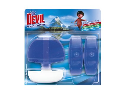 Dr.Devil WC 3v1 tek.blok 3x55ml Aqua náhr.