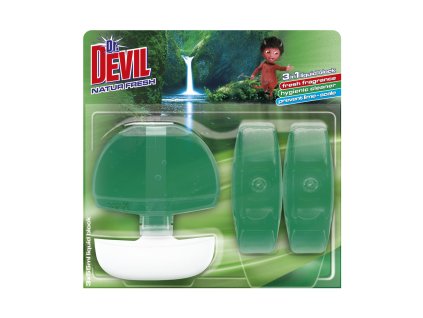Dr.Devil WC 3v1 tek.blok 3x55ml Natur náhr