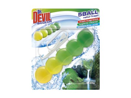 Dr.Devil WC BiCOLOR 5Ball 1x35g Natur Fresh