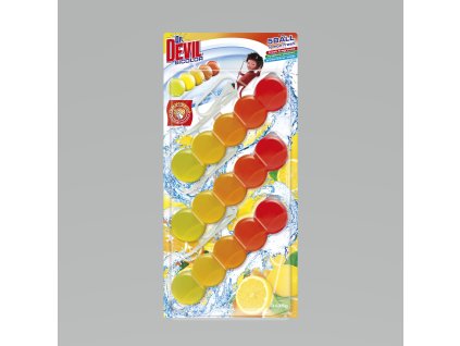 Dr.Devil WC BiCOLOR 5Ball 3x35g Lemon fresh